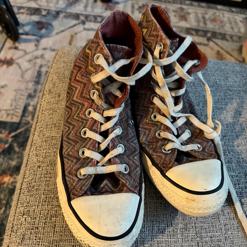 Converse x Missoni collab women 7.5 Chuck Taylor